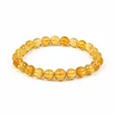 Citrine Bracelet for Men (24 Beads)