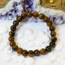 Tiger Eye Bracelet for Women (21 Beads)