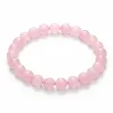 Rose Quartz Bracelet for Women (21 Beads)