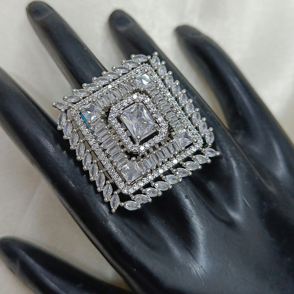 AD Silver Polish Ring