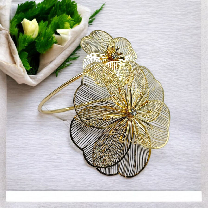 [DSBR60] Earthy Appeal Broad Openable Imported Kada Bracelet for Women and Girls