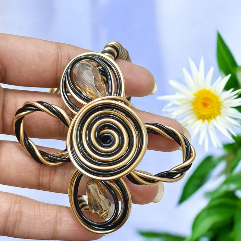 Imported Kada Bracelet for Women and Girls with Gem Accents