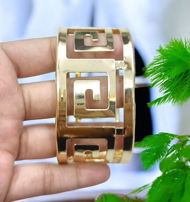 [DSBR 26] Sleek Silver Imported Kada Bracelet for Women and Girls   Office Wear