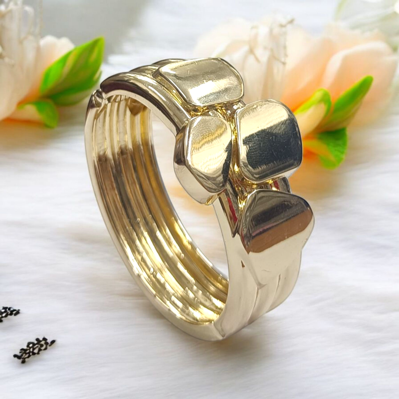 Timeless Rhythm Broad Openable Imported Kada Bracelet for Women and Girls