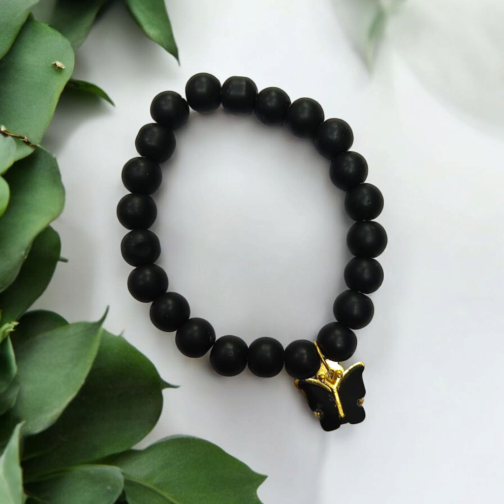 Polished Blend Beads Bracelet