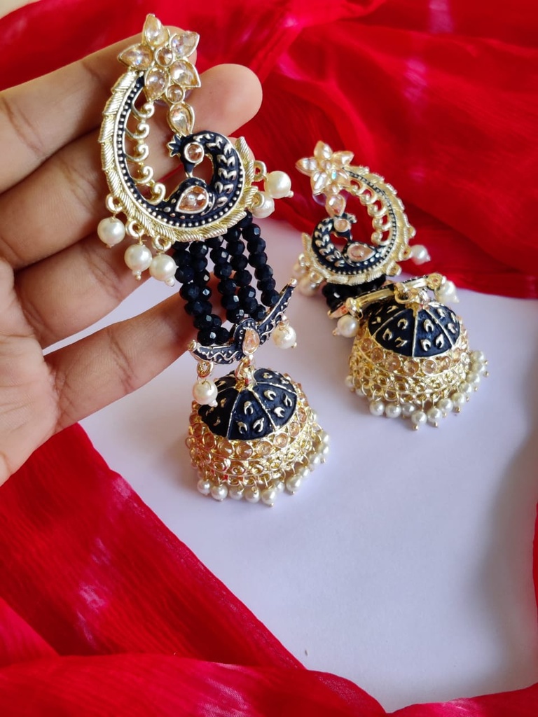 Enchanting Reception Meenakari Earring