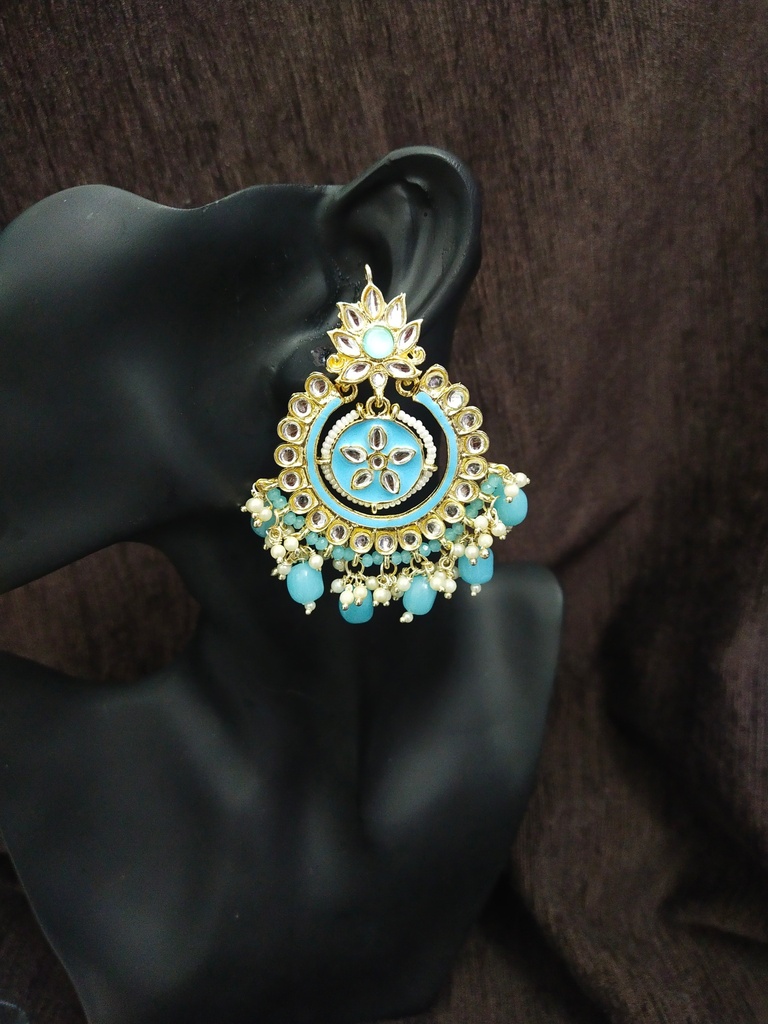 Vibrant Engagement Meenakari Earring