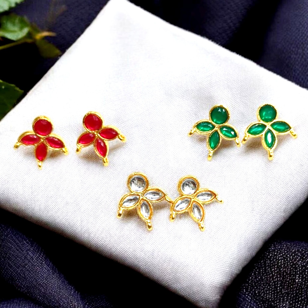 [EARRING COMBO 19] Royal Presence Kundan Earring Combo