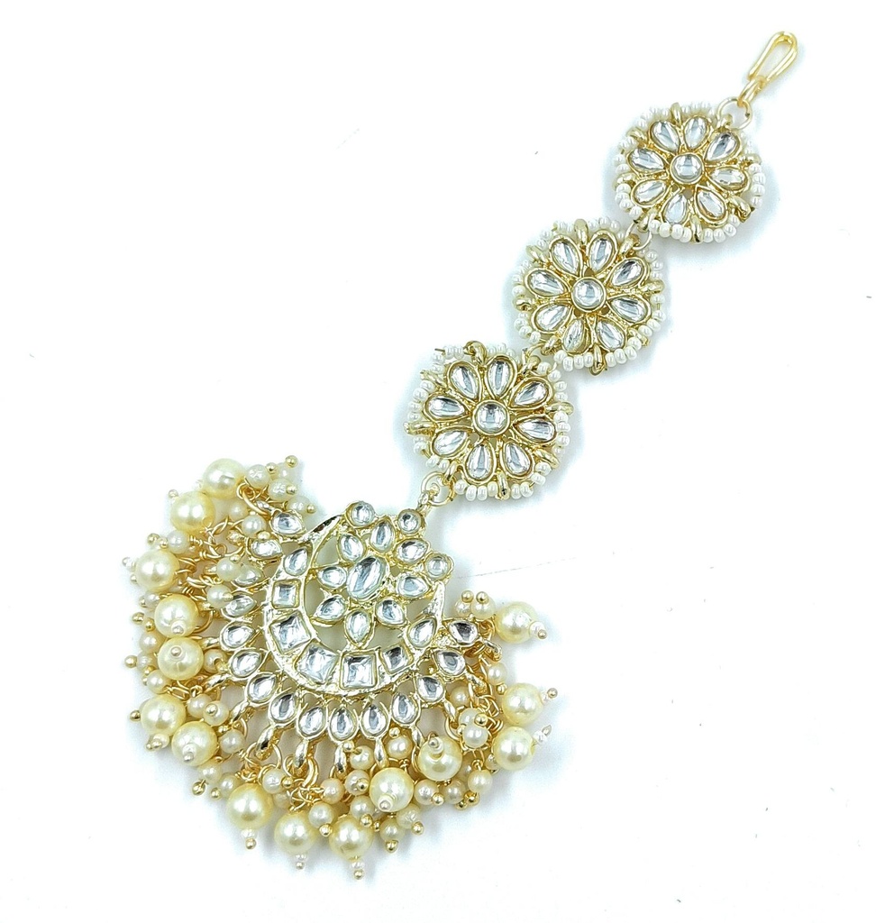Ethereal Signature Flower Maangtika