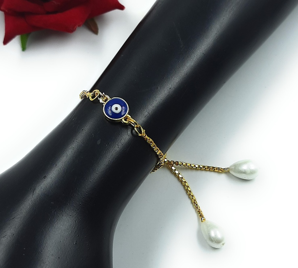 [Whimsical Form Evil Eye Bracelet] Whimsical Form Evil Eye Adjustable Bracelet