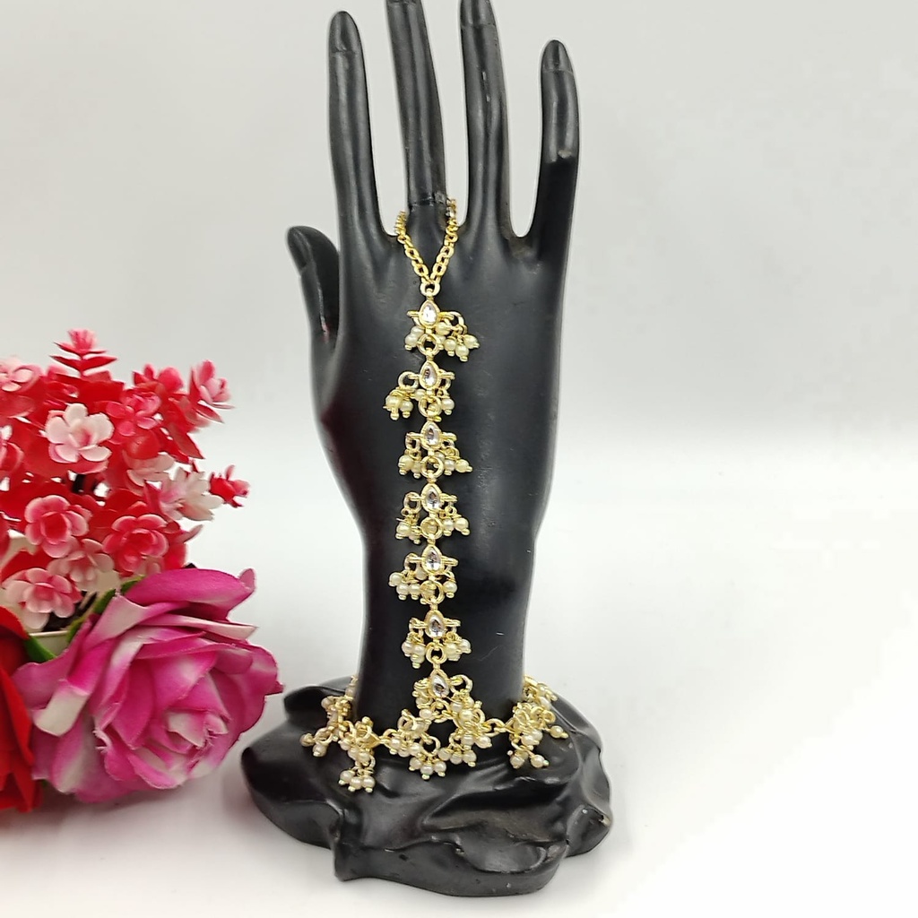 BR138 kundan Bracelet for Women and Girls