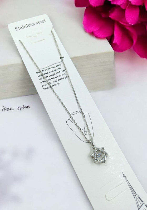 Brilliant Vision Pendant Chain Necklace