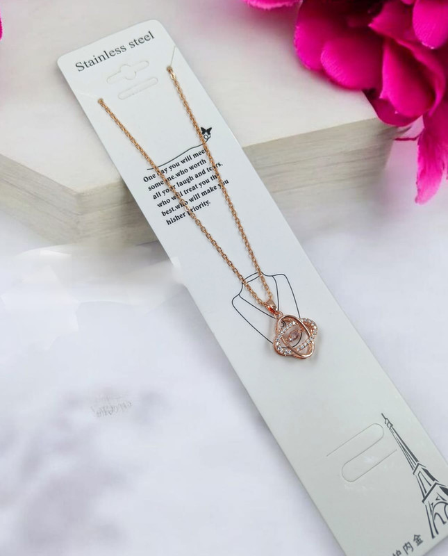 [Pendant 47] Subtle Rhythm Pendant Chain Necklace