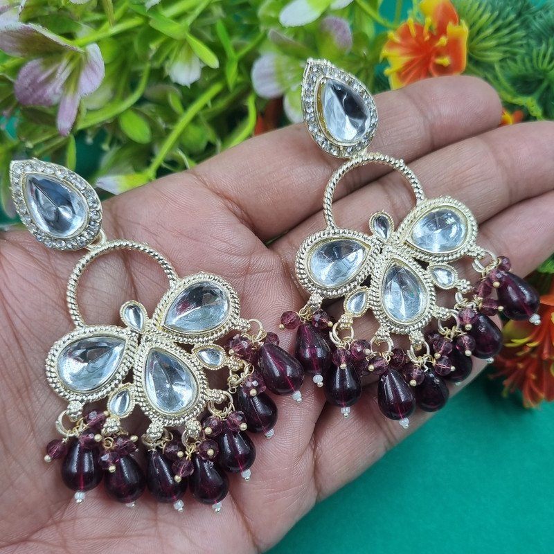 Glamorous Reception Rani 4 Earrings Set