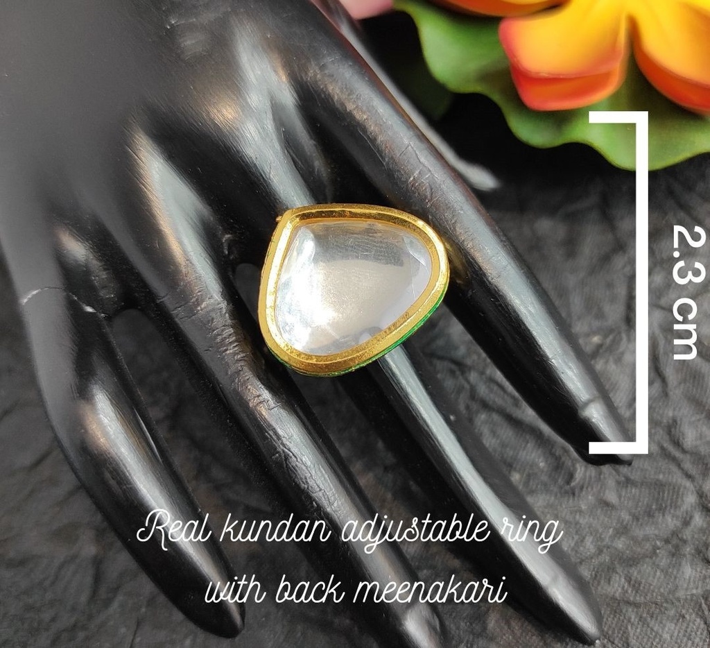 Opulent Boutique Kundan Ring
