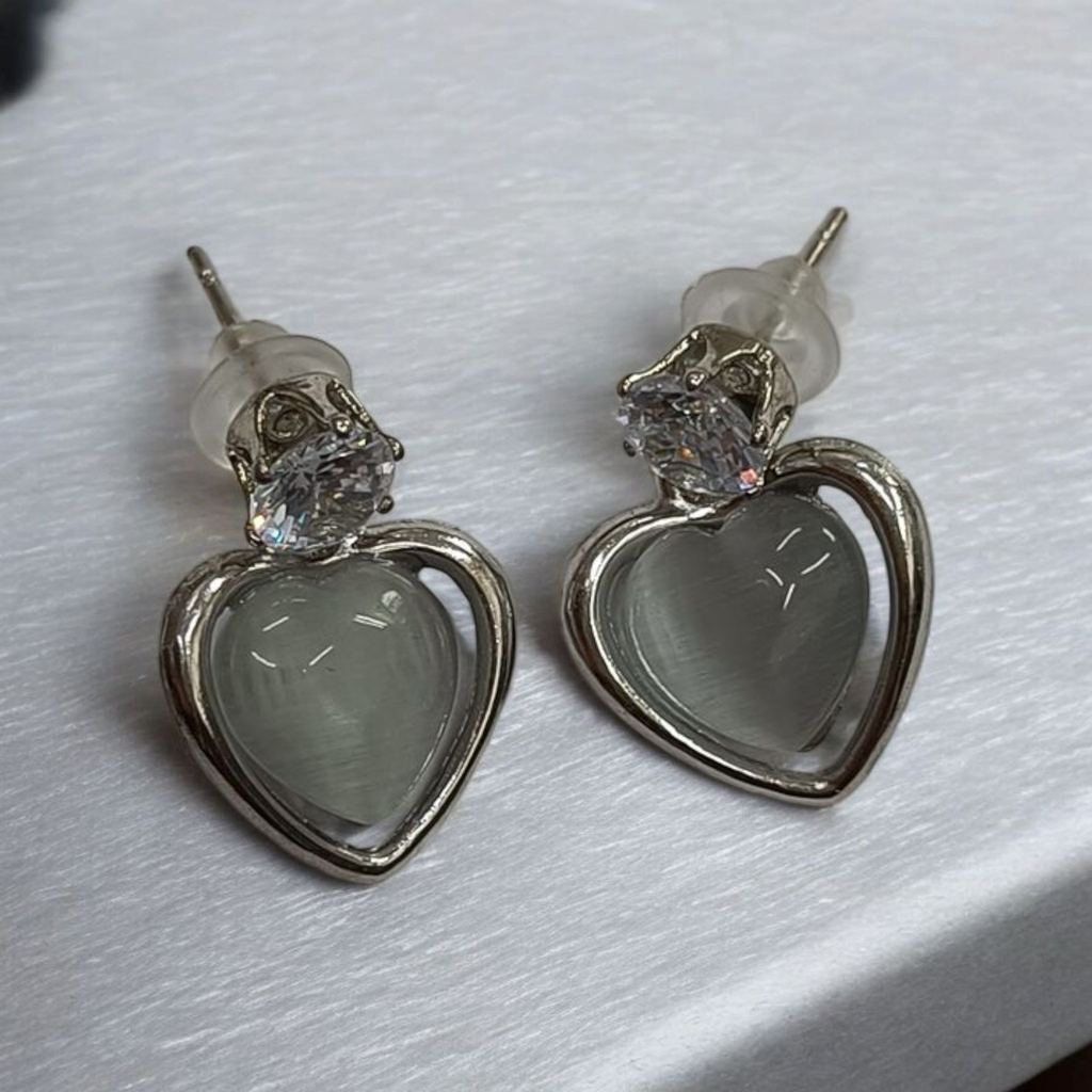 Artistic Trendy Silver Teardrop Earring