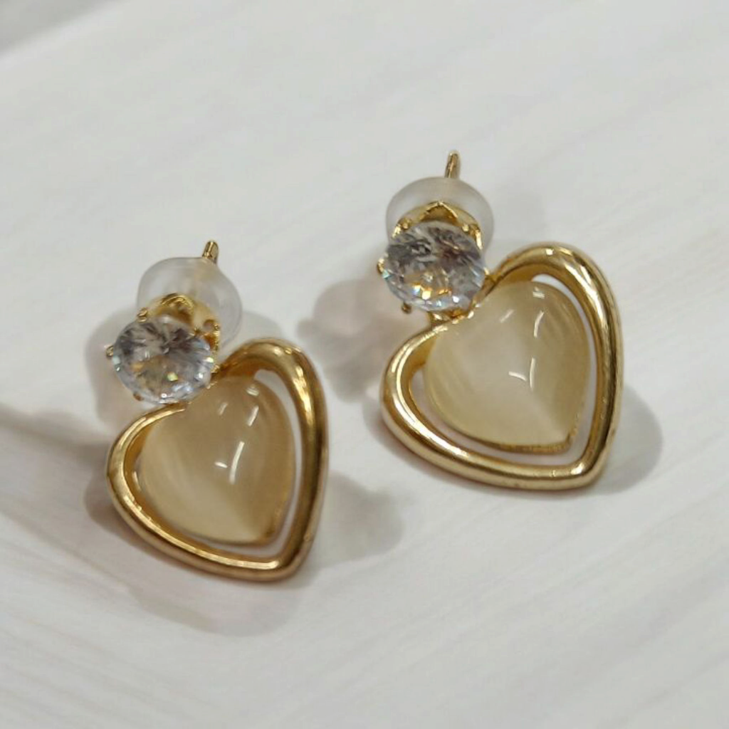 [Trendy Golden Teardrop Earring] Trendy Golden Teardrop Earring