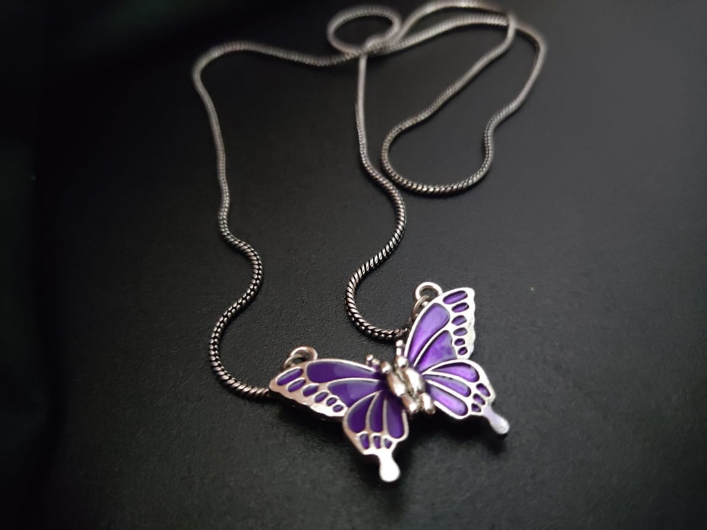 [Fine Touch Pendant Magnetic Butterfly] Fine Touch Western Chain Pendant Magnetic Butterfly