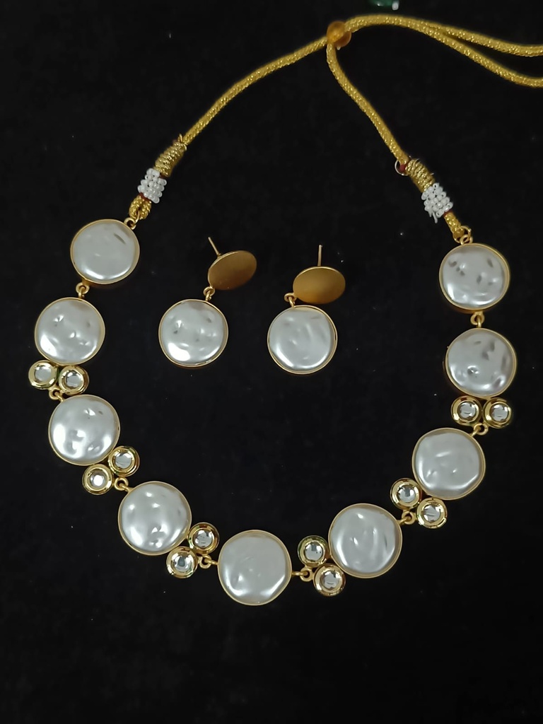 MOP Choker Necklace Set
