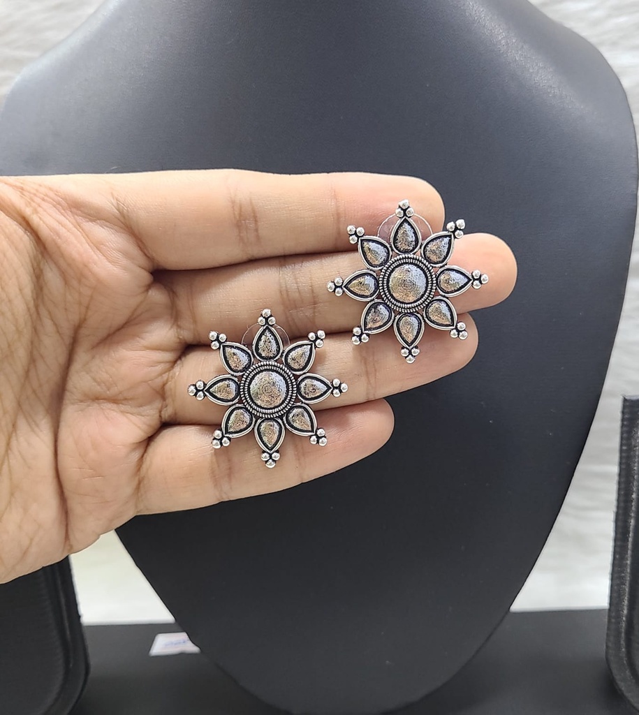 [Beautiful German Silver Earring Set] Beautiful German Silver Earring Set