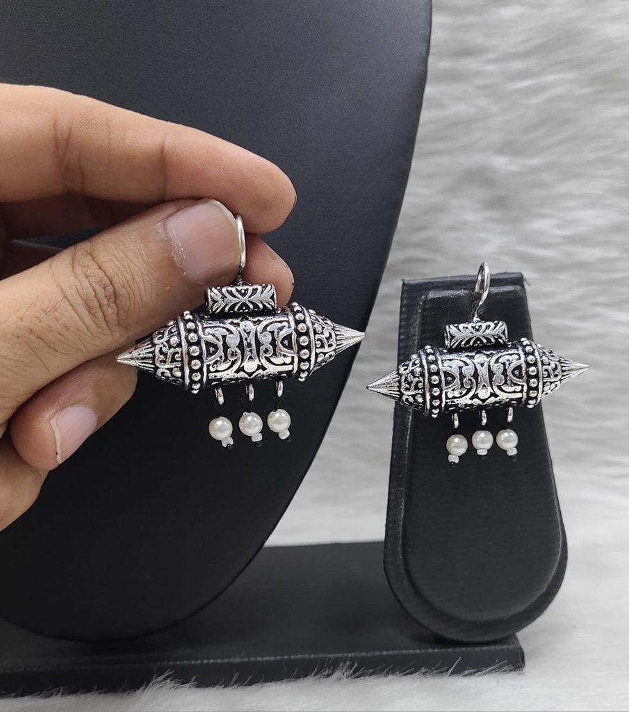 [Delicate German Silver Earring Set] Delicate German Silver Earring Set