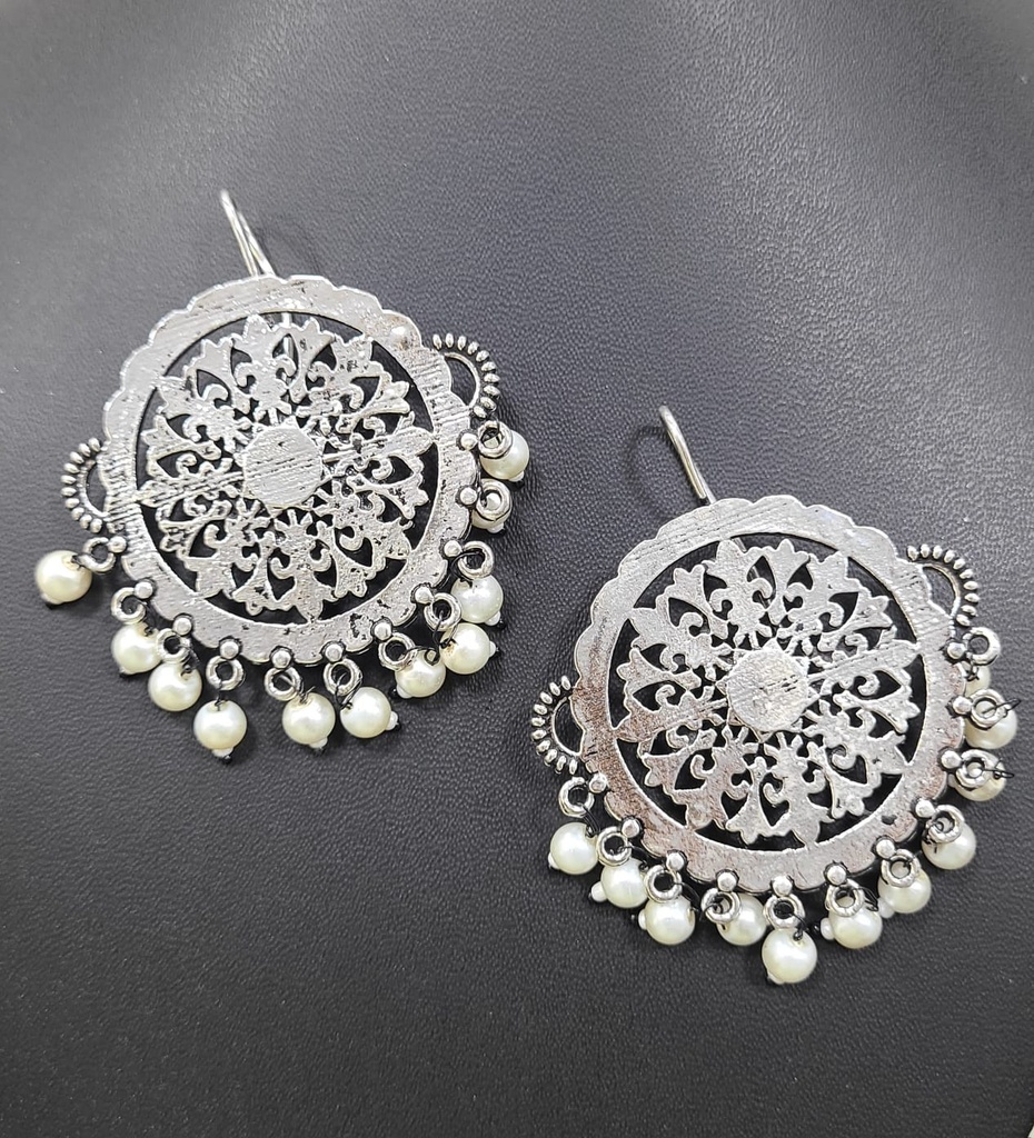 [Elegant German Silver Earring Set] Elegant German Silver Earring Set