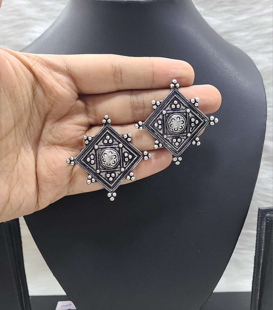 [Exquisite German Silver Earring Set] Exquisite German Silver Earring Set