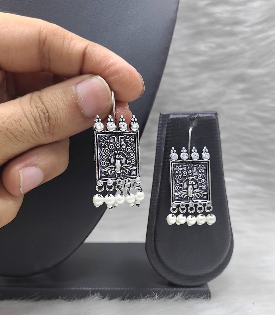 [Iconic German Silver Earring Set] Iconic German Silver Earring Set