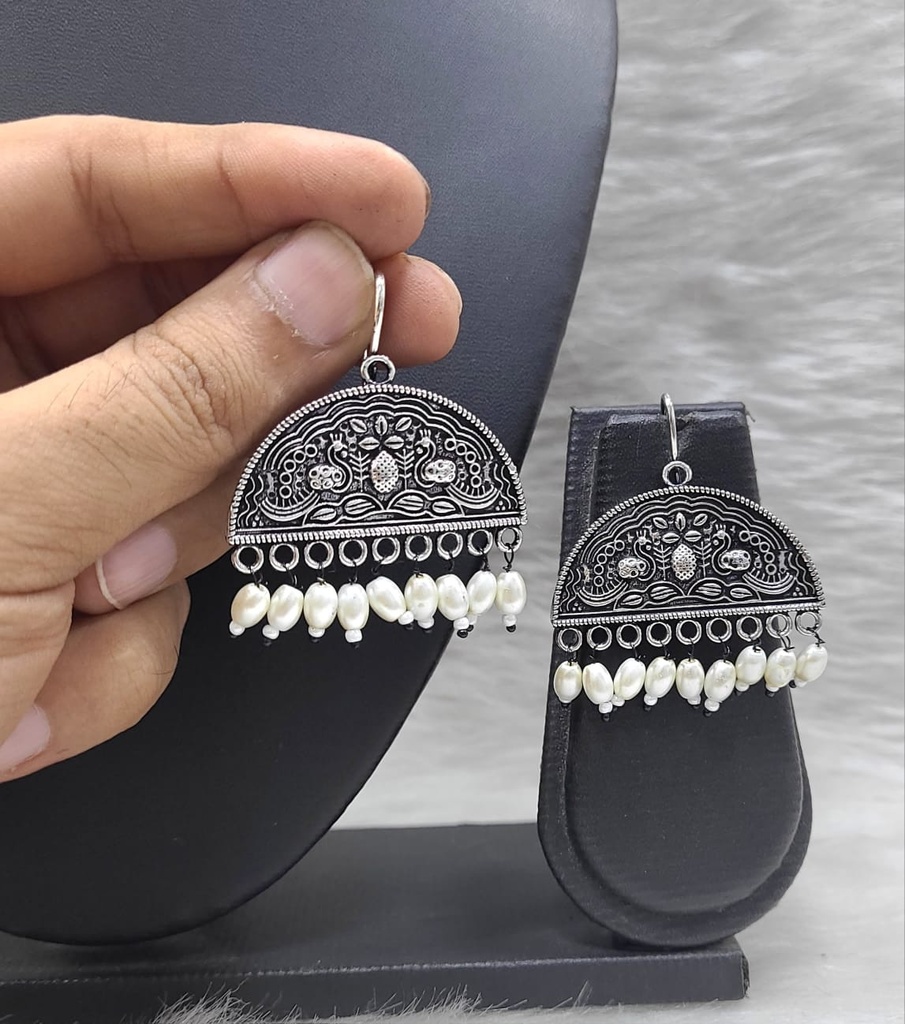 [Radiant German Silver Earring Set] Radiant German Silver Earring Set