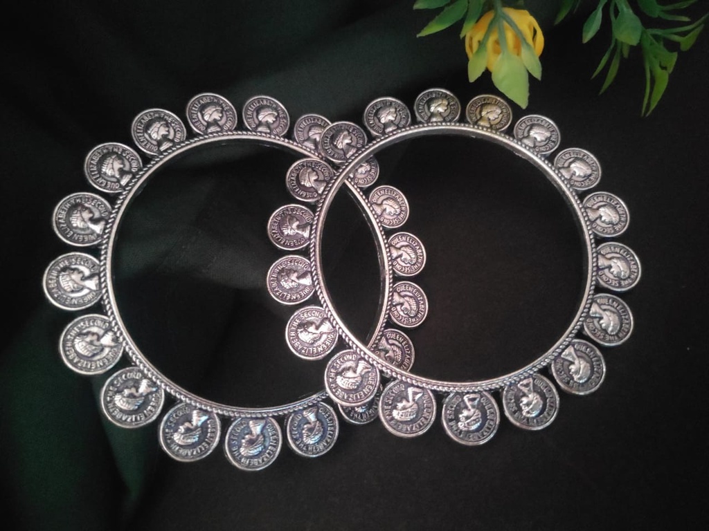 [Divine Stylish Oxidise Bangles (2.6)] Divine Blend Stylish Oxidise Bangles  2.6 