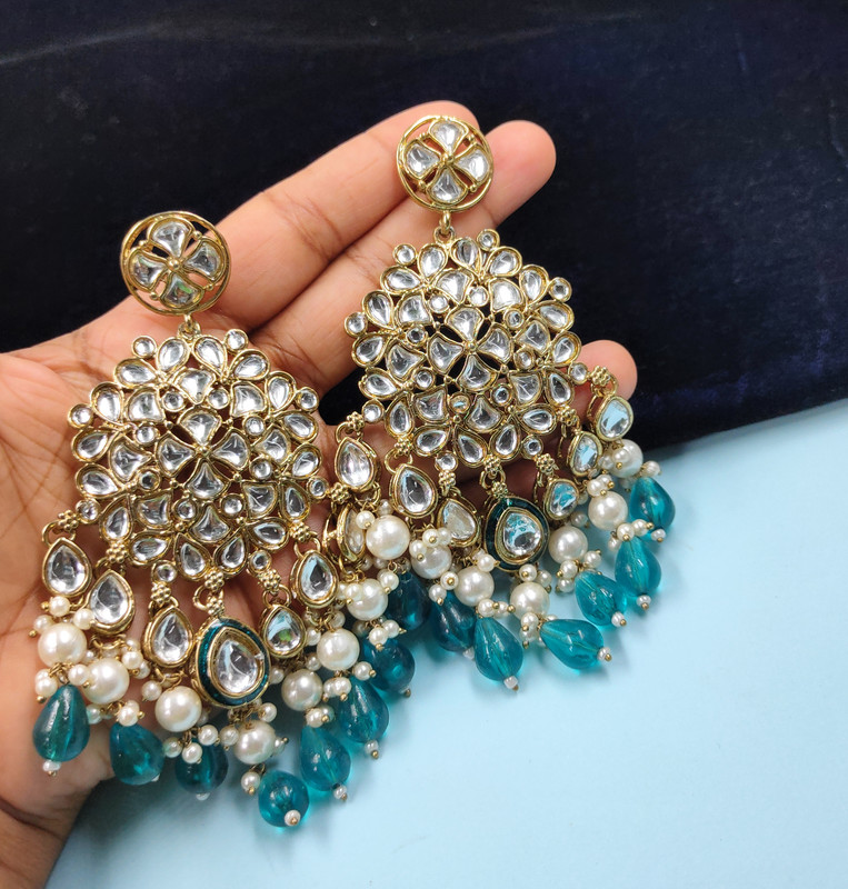 Ornate Reception Earrings Set