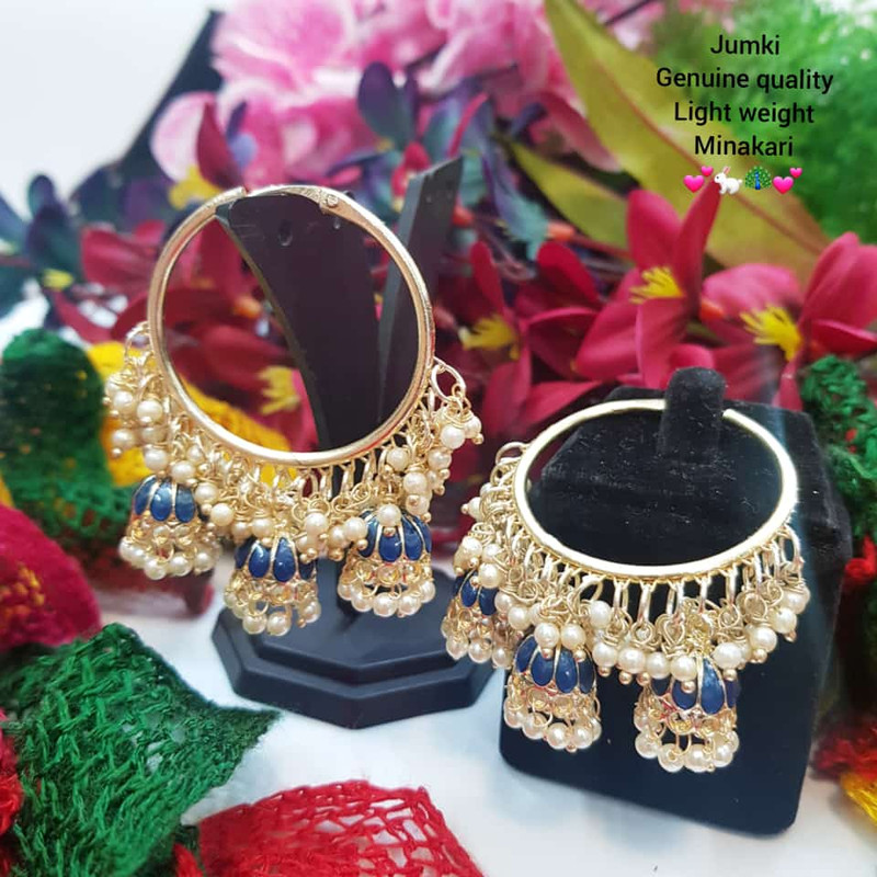Beautiful Designer Blue Earrings Set