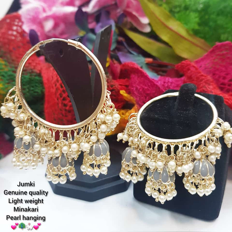 ER96 GREY Earrings Set