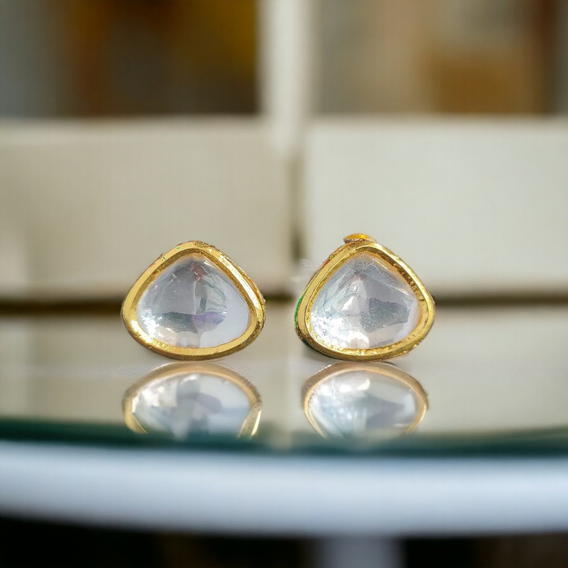 Radiant Sangeet Triangle Earrings Set