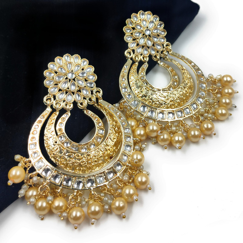 Breathtaking Sangeet Lcd Earrings Set