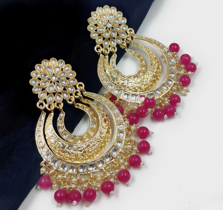 Pristine Sangeet Rani Earrings Set