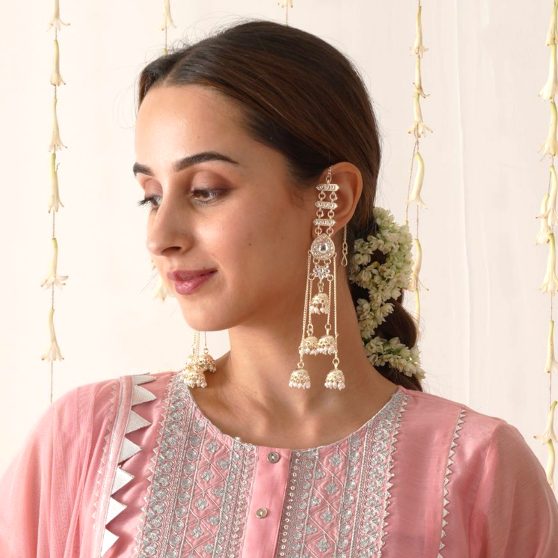 [ER182] Glamorous Mehendi Earrings Set