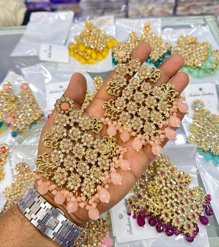 ER206 PEACH Earrings Set