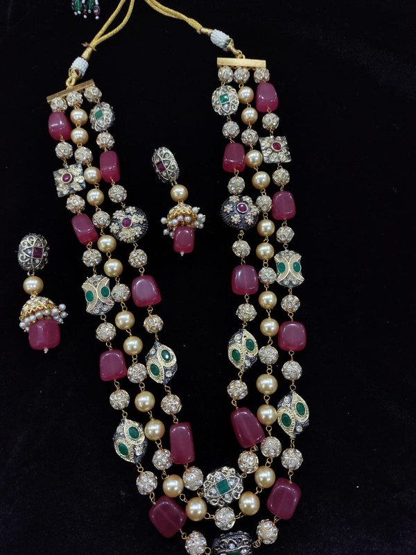 [F3RED] F3RED Fusion Collection Necklace Earrings Jewellery Set