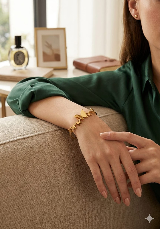 Gehana Mahal Steel Anti Tarnish Bracelet ATB-(12) Pack of 3