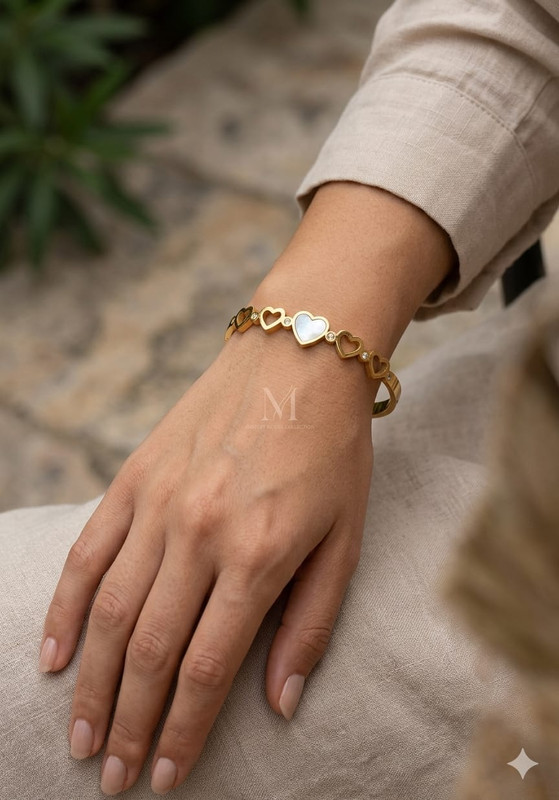 Gehana Mahal Steel Anti Tarnish Bracelet ATB-(16) Pack of 3