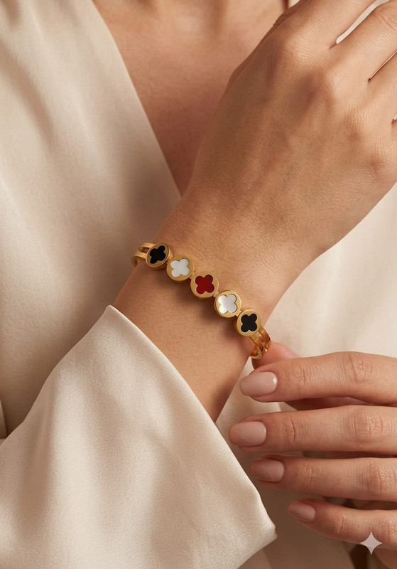 Gehana Mahal Steel Anti Tarnish Bracelet ATB-(19) Pack of 3