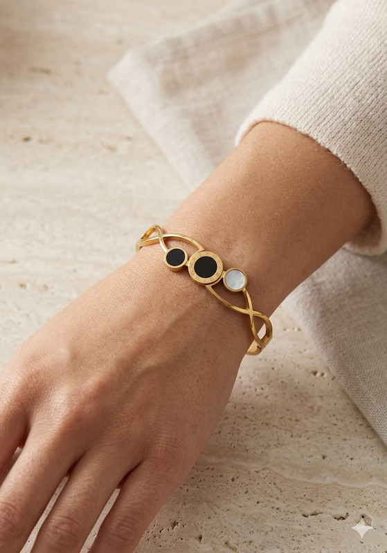 Gehana Mahal Steel Anti Tarnish Bracelet ATB-(2) Pack of 3