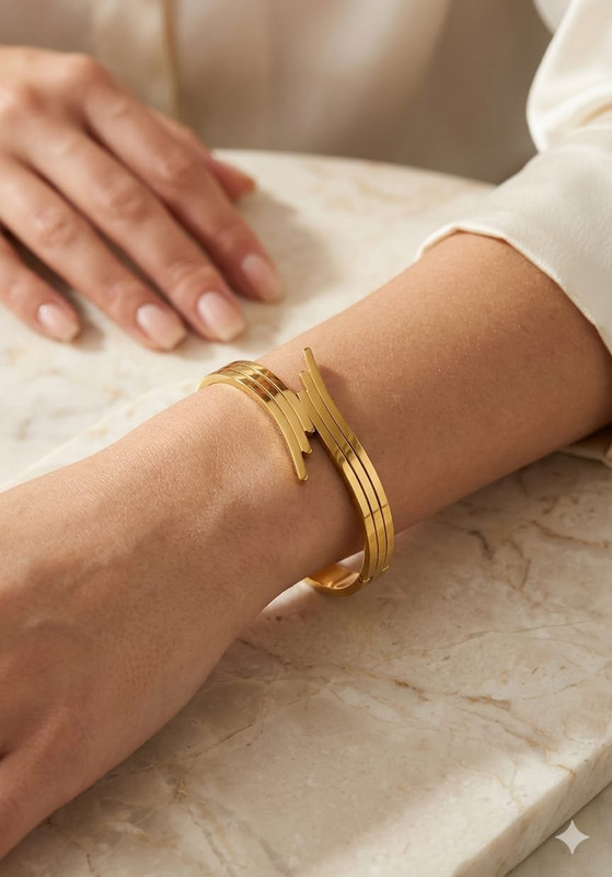 Gehana Mahal Steel Anti Tarnish Bracelet ATB-(32) Pack of 3