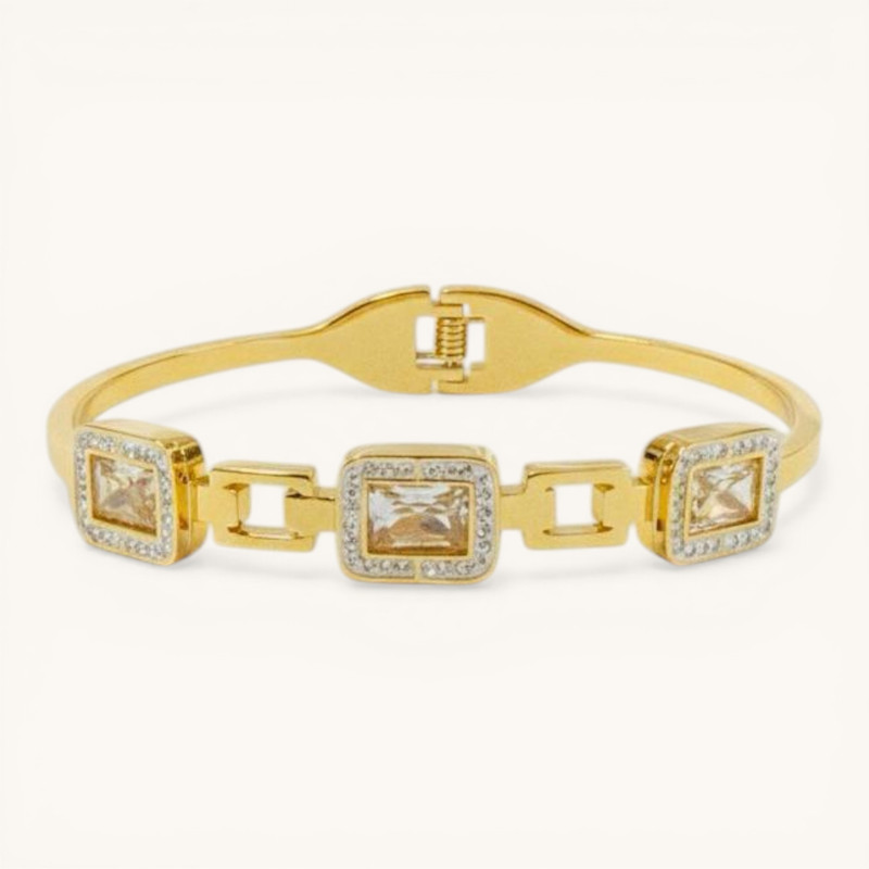 Gehana Mahal Steel Anti Tarnish Bracelet ATTB-(12) Pack of 3