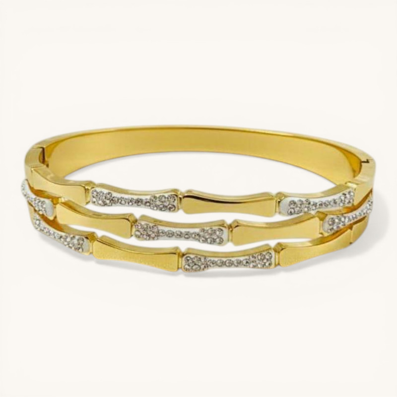 Gehana Mahal Steel Anti Tarnish Bracelet ATTB-(14) Pack of 3