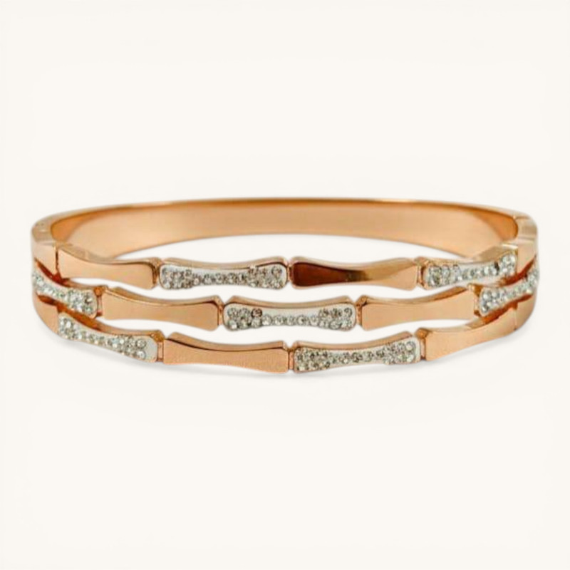 Gehana Mahal Steel Anti Tarnish Bracelet ATTB-(19) Pack of 3