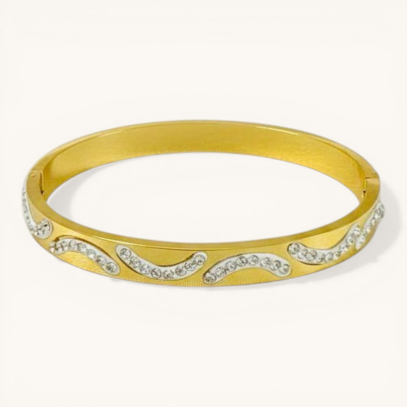 Gehana Mahal Steel Anti Tarnish Bracelet ATTB-(24) Pack of 3