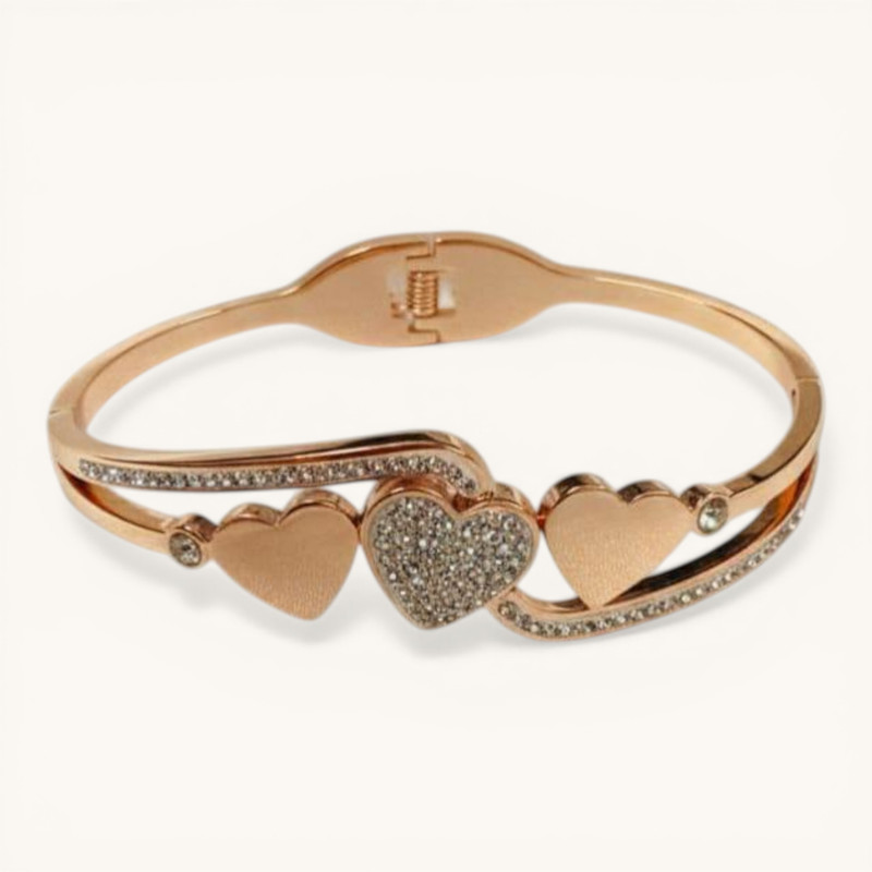 Gehana Mahal Steel Anti Tarnish Bracelet ATTB-(30) Pack of 3