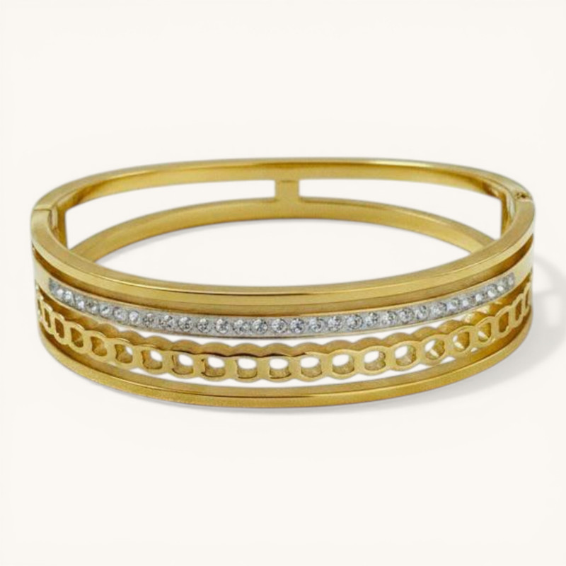 Gehana Mahal Steel Anti Tarnish Bracelet ATTB-(46) Pack of 3